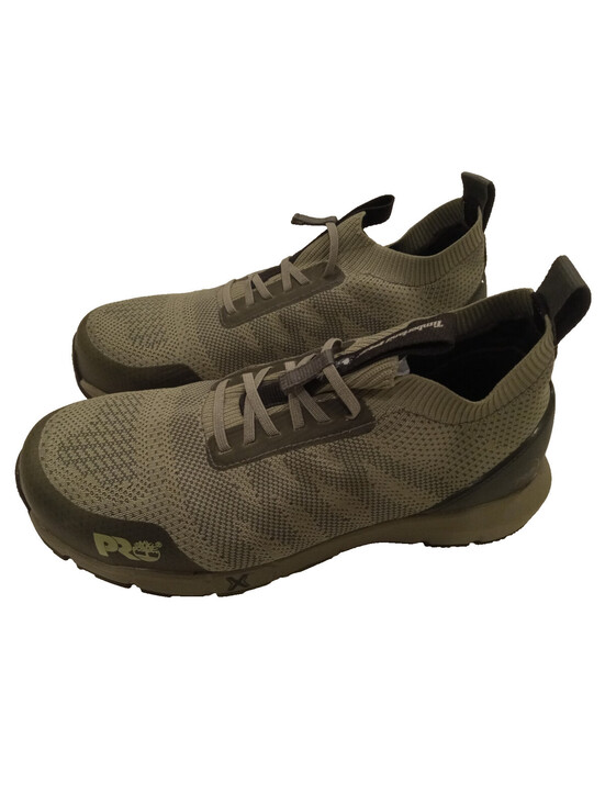 Other - Timberland PRO Radius Knit Mens 7 W Olive Green Composite Safety Toe Shoes Wide